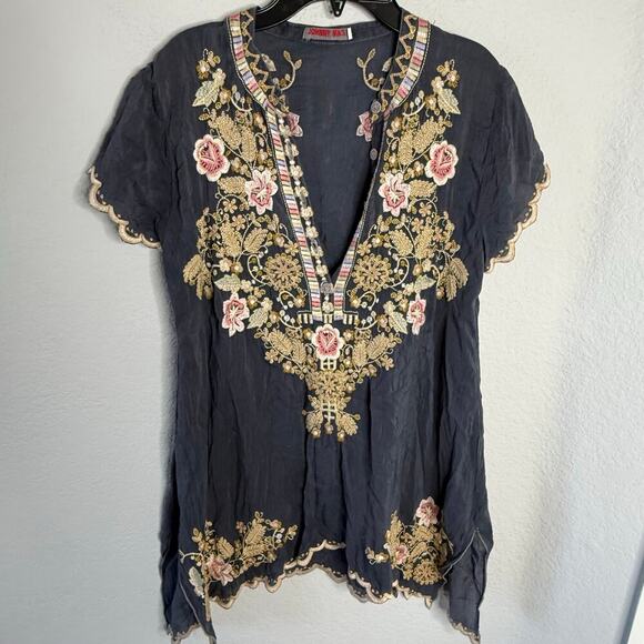 Johnny Was Set Helena Embroidered Kimono Cardigan with Blouse - Picture 6 of 10